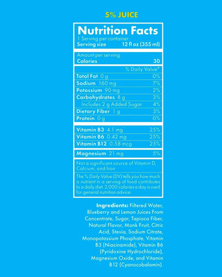 Blueberry Lemonade Bliss — nutrition facts and ingredients