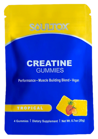 Creatine Gummies — pouch, front