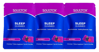 Sleep Gummies — three pouches